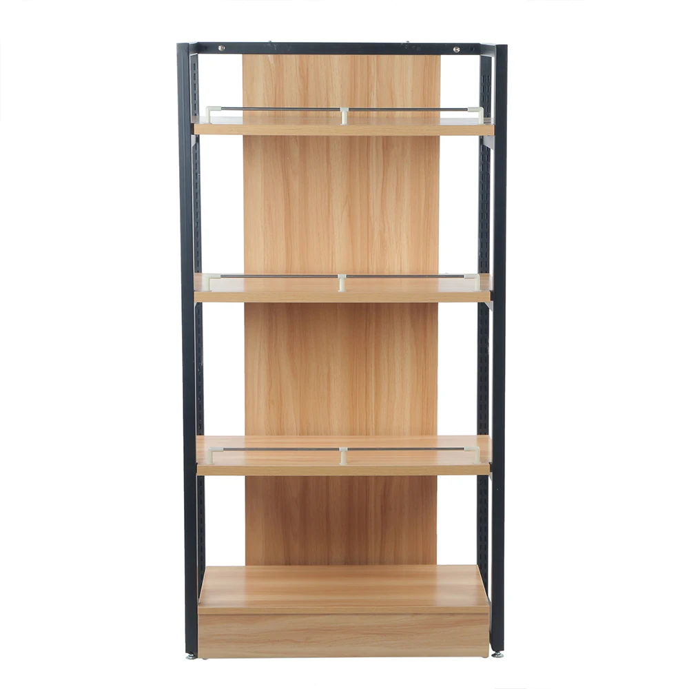 Suzhou Yuanda supermarket wooden shelves for wall display gondola shelf
