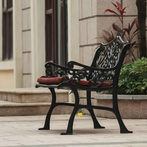 Modern Decor Outdoor Public Aluminium Dining Bench