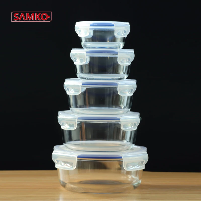 
food glass containers wholesale glass container with lid food storage 