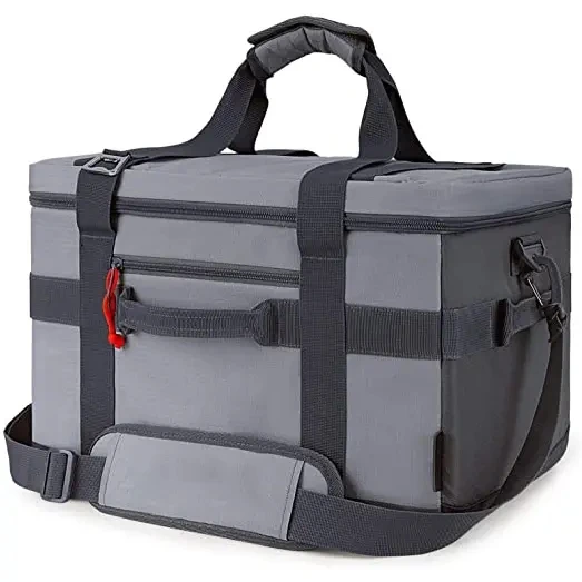 TINYATCustom Beach Work Camping BBQ Trip Shopping Leak Proof Collapsible Lunch Soft Cool Bag Unisex Picnic Insulated Cooler Bags