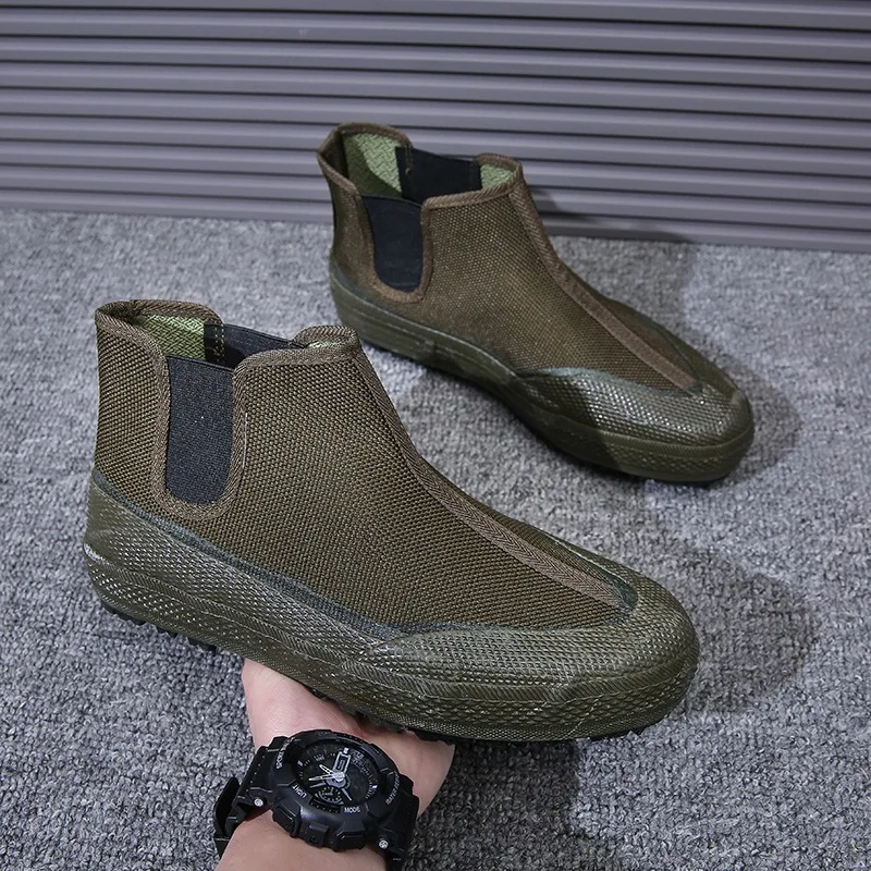 Wholesale Best Price Men Safety Shoes Heat Resistant Rubber Sole Industrial Work Boots With Composite Toe