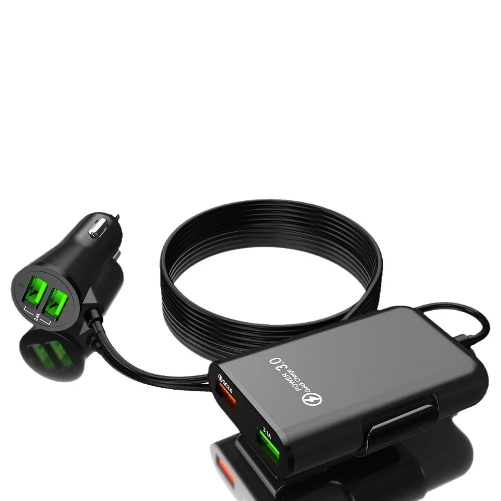 OEM 4 порта QC 3 0 USB быстрое автомобильное зарядное устройство наклейки аксессуары для Renault twingo talisman trafic clio 1 2 sport captur laguna