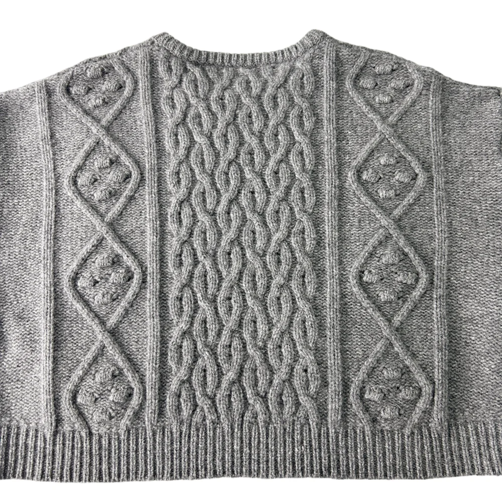 Custom Pattern Designer Oversized Sweater Women Casual Style Oversize Knitted Crew Neck Pullover Women Sweater