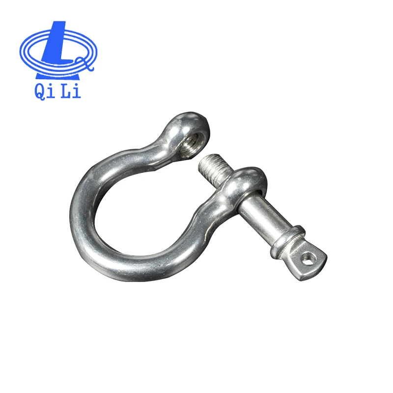 Stainless Steel Polished Adjustable Shackle with Pin