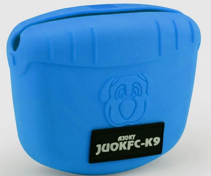 Портативные силиконовые магнитные поясные сумки для собак, тренировочная сумка для домашних животных