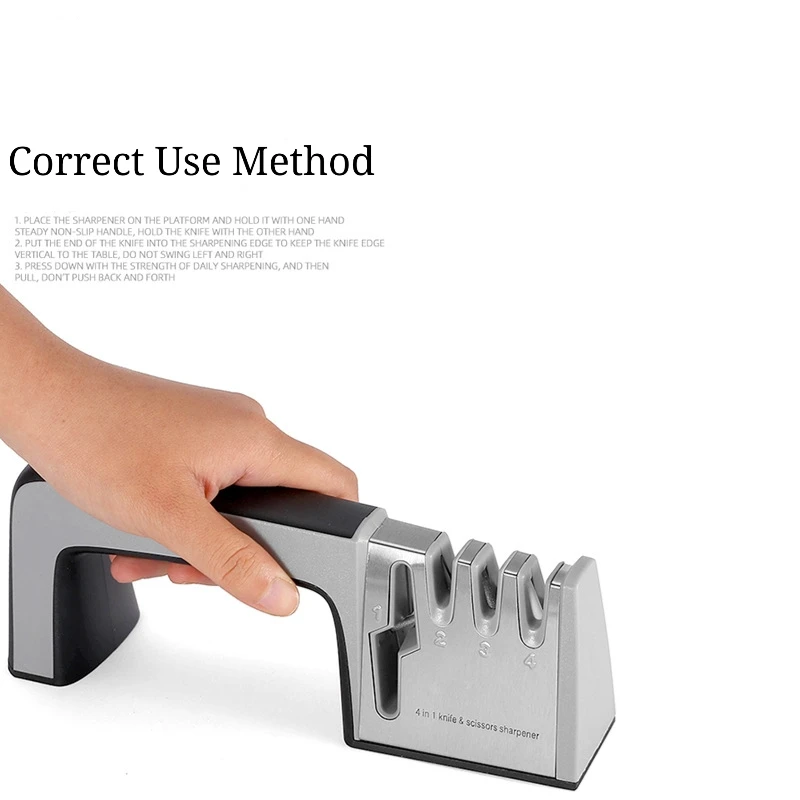 4-In-One Sharpener, Quick And Convenient, Household Multi-Function Use