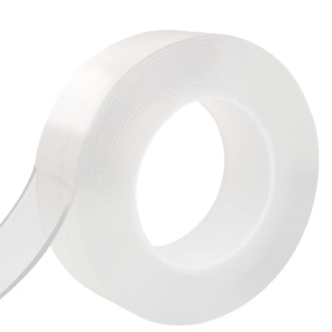 Nano Grip Clear Waterproof Mounting Stickers Tape Transparent Reusable Double Sided Nano Gel Adhesive Tape