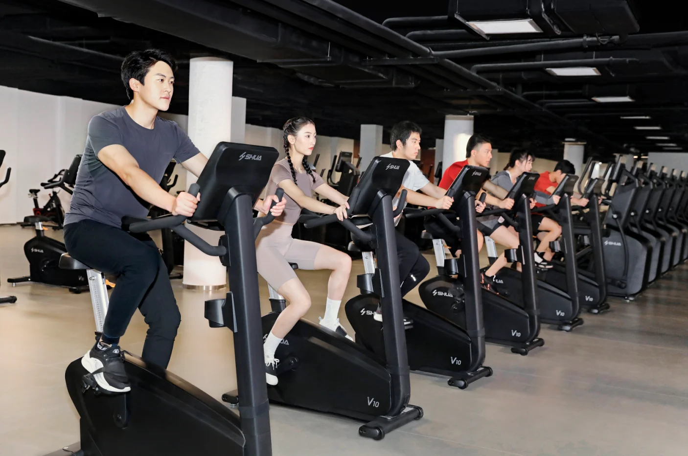 SH-B9100U cardio bike fitness club equipment bmx tire gym suppliers briket