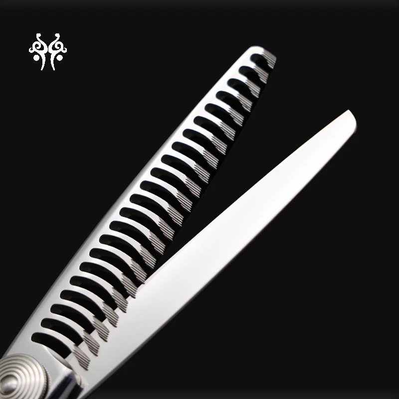 Latest Series CNC Screw Barber Scissors  SUS440c Steel Professional Barber Thinning Scissors