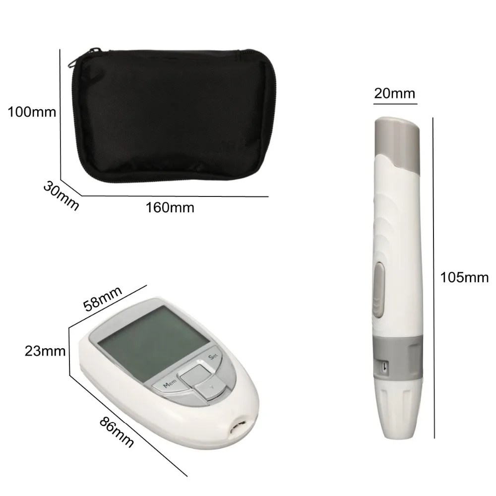 3 in 1 blood glucose meter measuring blood sugar and measuring uric acid Cholesterol measurement