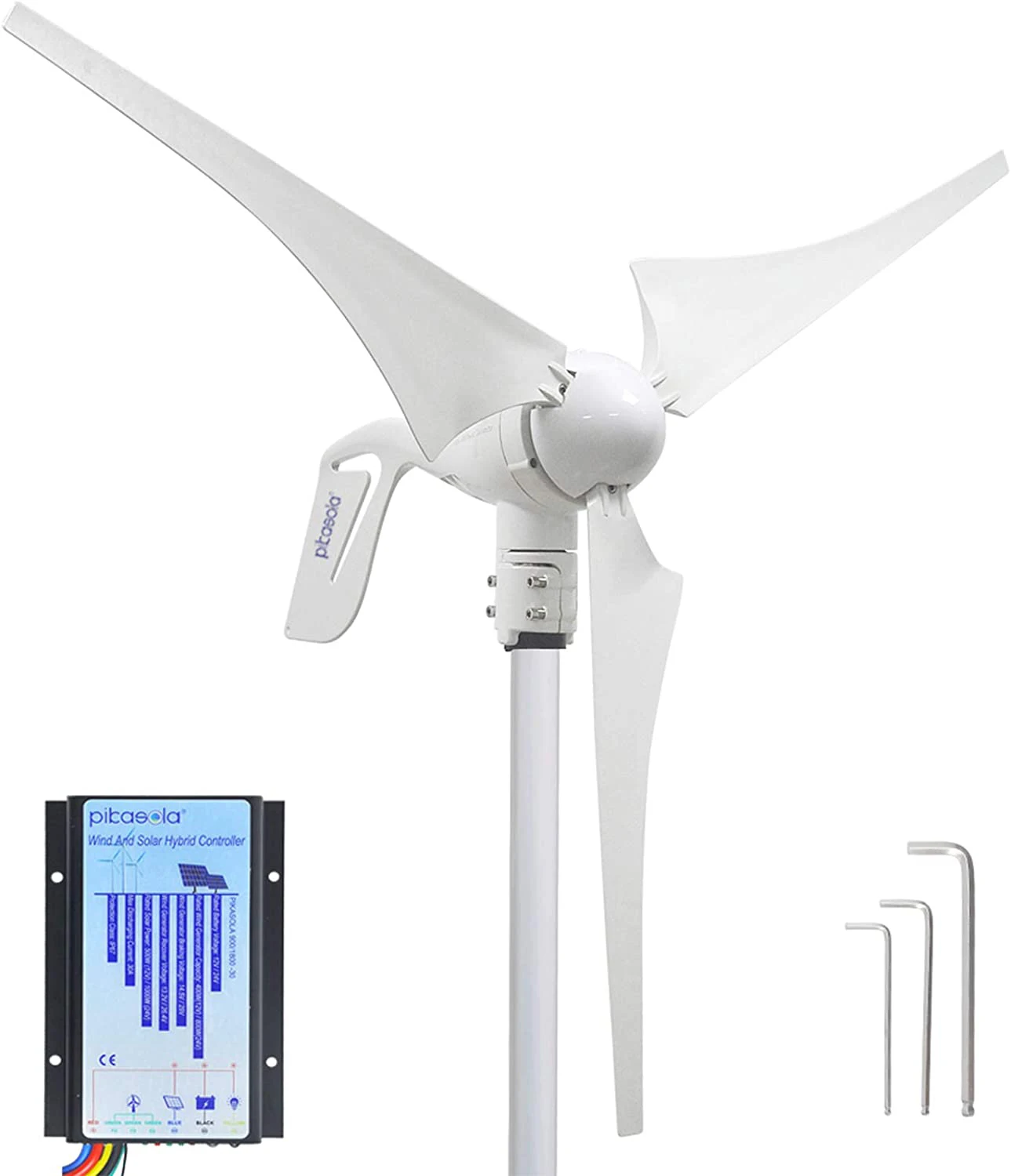 Wind turbine generator  hybrid charging  and 400 watts wind power charging controller with inverter and MPPT controller