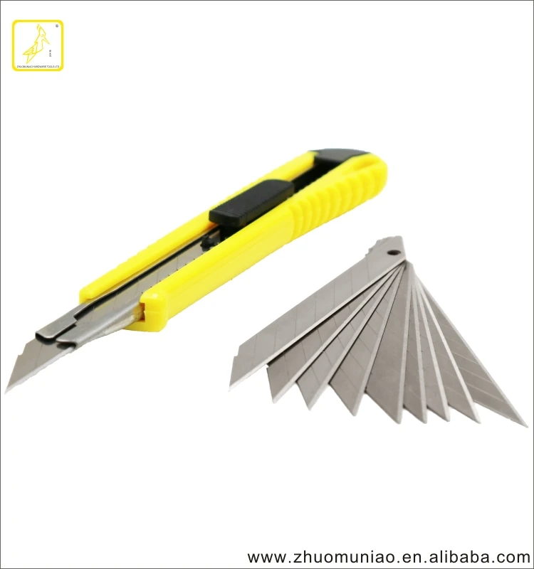 9mm Cut Blade 0.4mm Thickness Carbon Steel Blade Utility Knife Cutter Blade