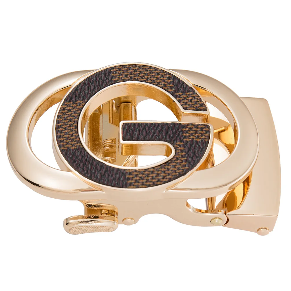 Hot Selling Modern Luxury Alloy Letters G Pattern Buckle Automatic Buckle Belt Buckles For Men