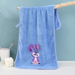 Soft Absorbent microfiber towel and Coral fleece bathroom 3D Animal pattern kids bath towel set with gift box