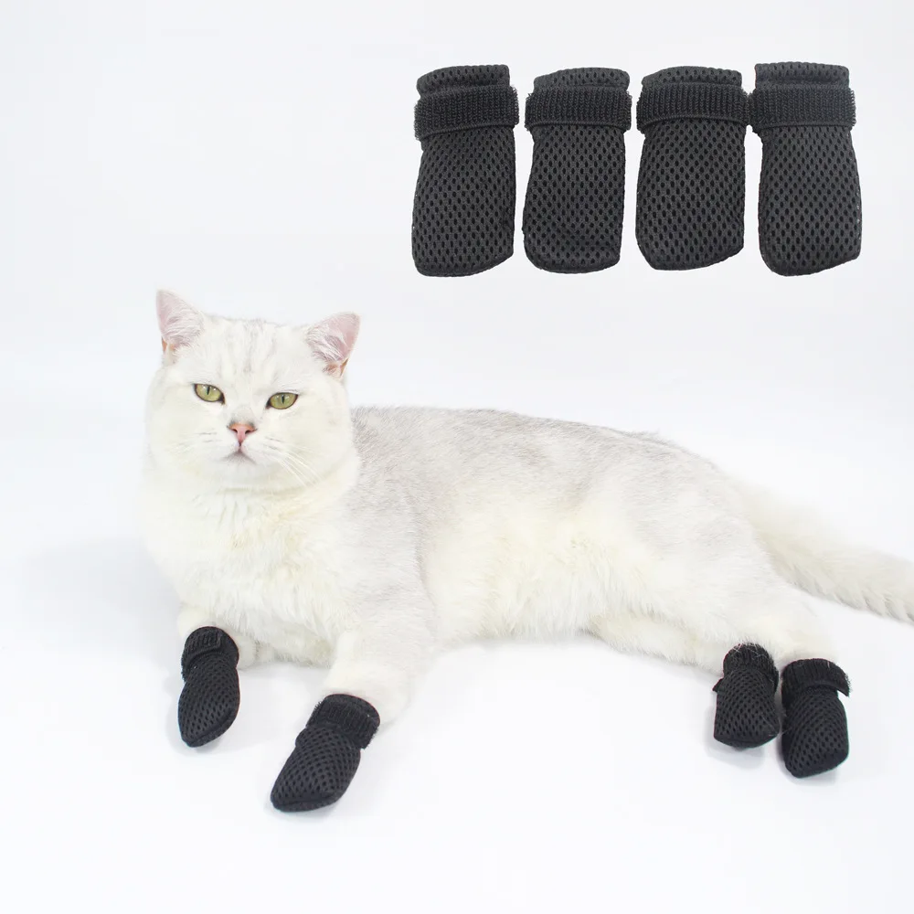 Pet Shoes Warm Dog Boots Breathable Thicken Cat Anti Scratch Shoes Anti-Slip Waterproof Shoes For Dog