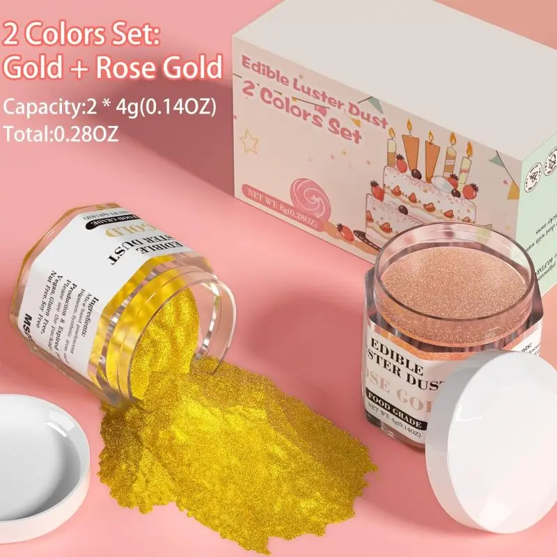 YAYANG E171 Free Edible Luster Dust Mica Powder for Candy Hookah Sprinkle