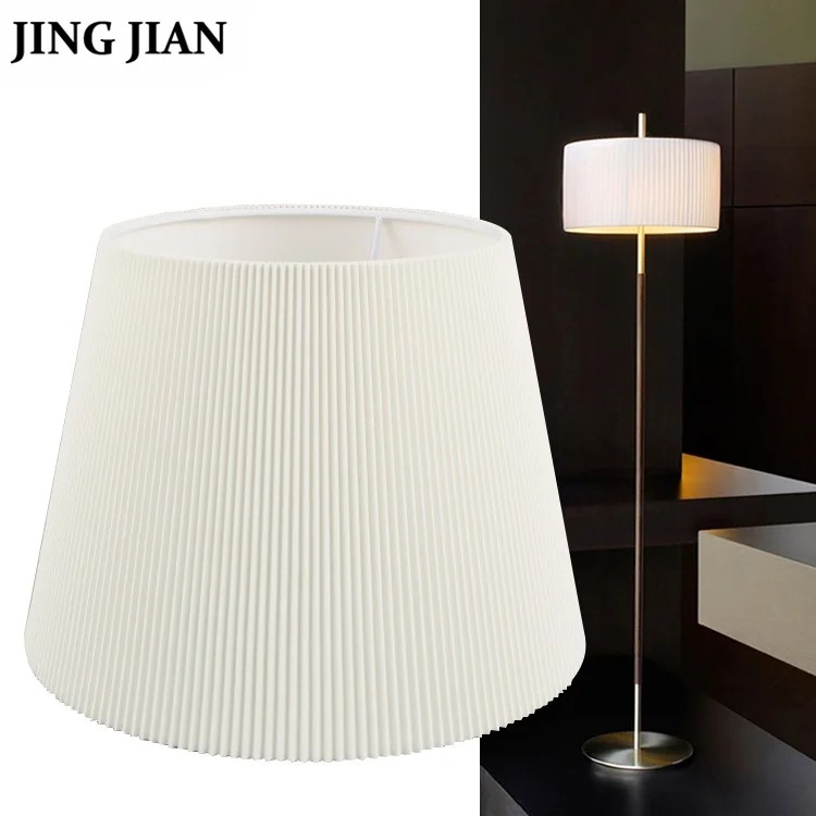 Custom Pvc Fabric Pleated Shade Hotel Table Lamp Floor Lamp Shade Fabric Colorful Lamp Shade