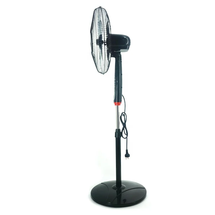 5 Blades hot selling new design good quality industrial office floor round base plastic grill modern electric stand fan