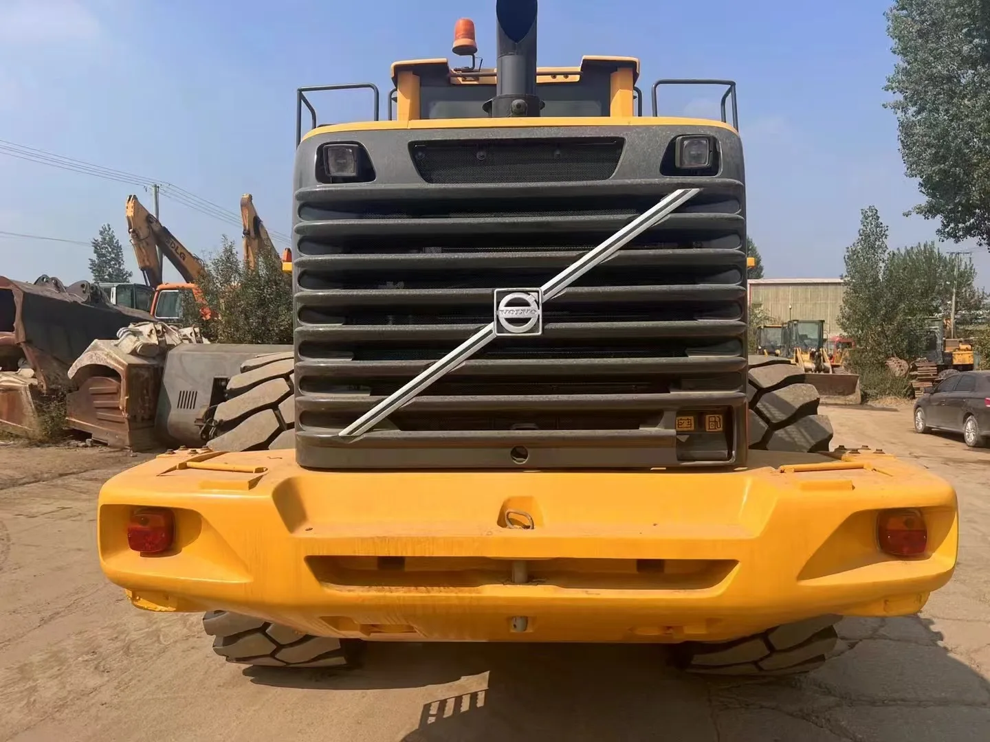 In good condition Used Volvo L180F diesel loader volvo wheel loader front loader