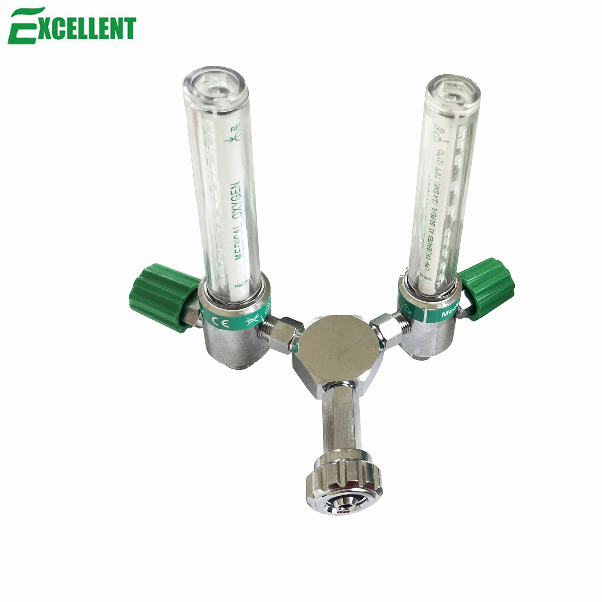 High quality brass Wall mounted oxygen flowmeter with Diss adapter Hospital use