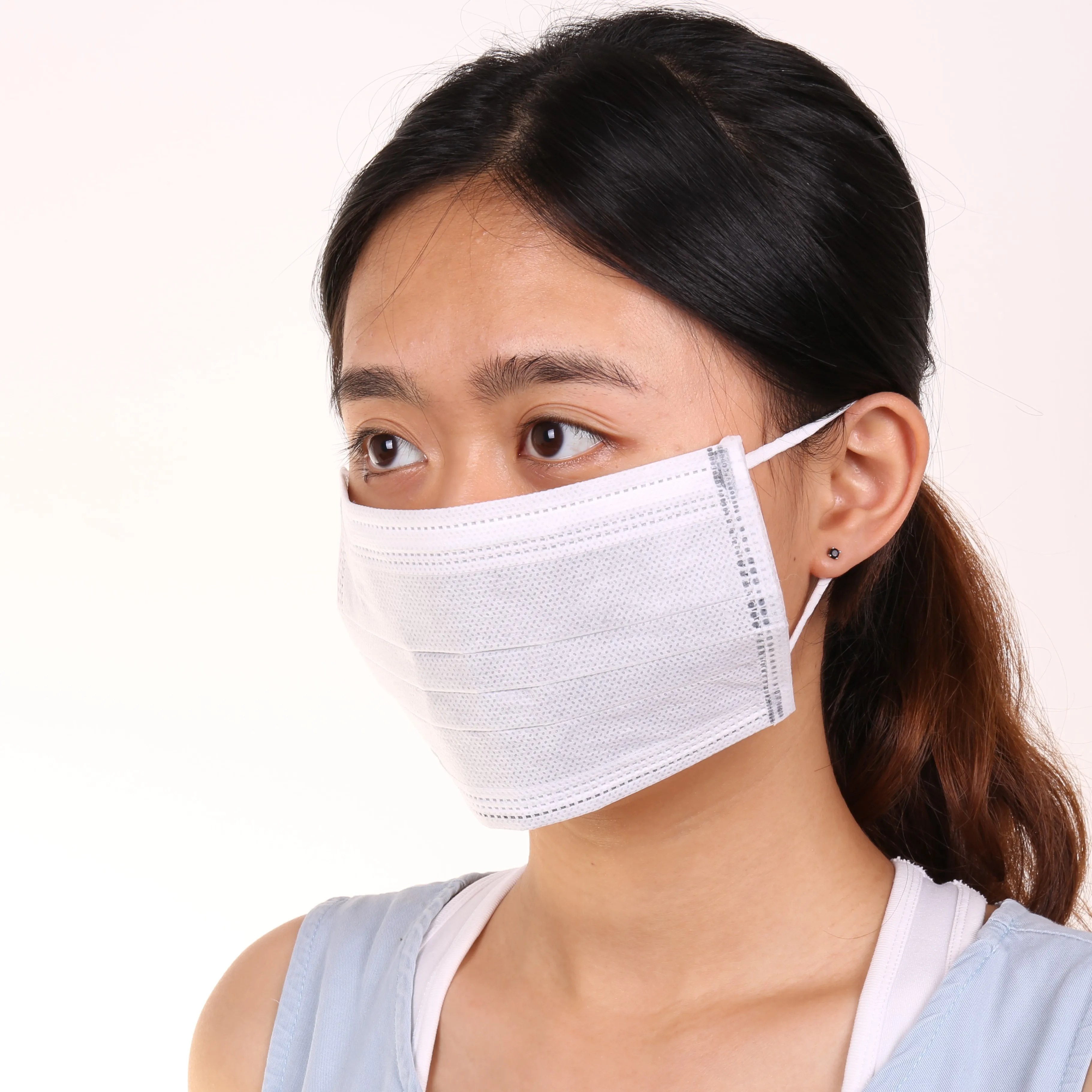 Manufacturer cheap disposable pattern pink 3 ply printed designer face mask camouflage earloop