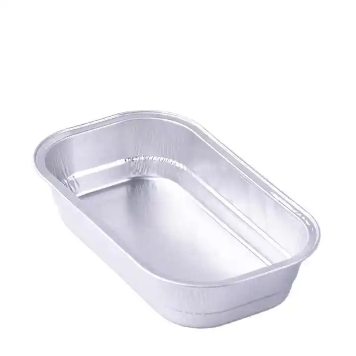Aluminum Foil Pan Airline-Inflight Catering Disposable Tray with Lid Food Grade for Packaging for Foil Pan Containers