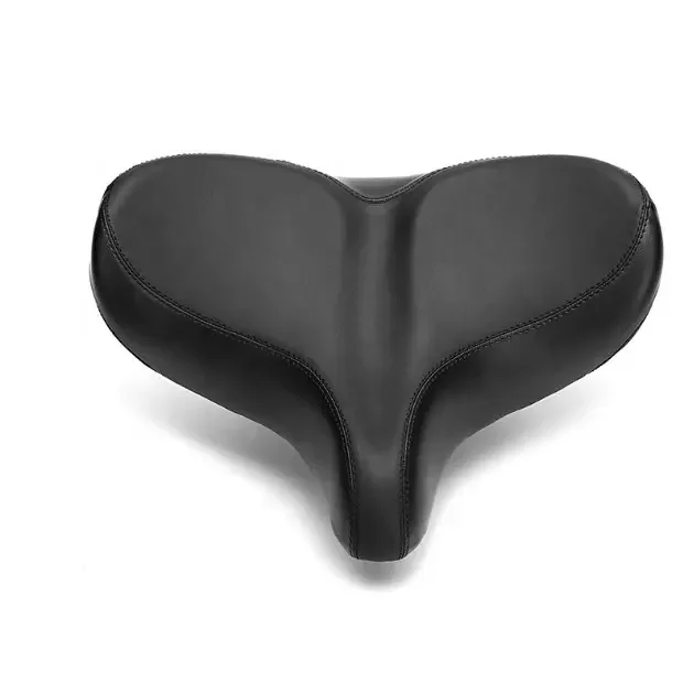 Mountain Cycling bike accessories oversize Thickened comfortable PU leather Bicycle big Bum Spring Saddle hollow Seat Cushion