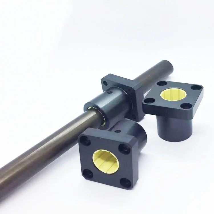 
replacement IGUS 16mm square plastic flange linear bearing with square flange 