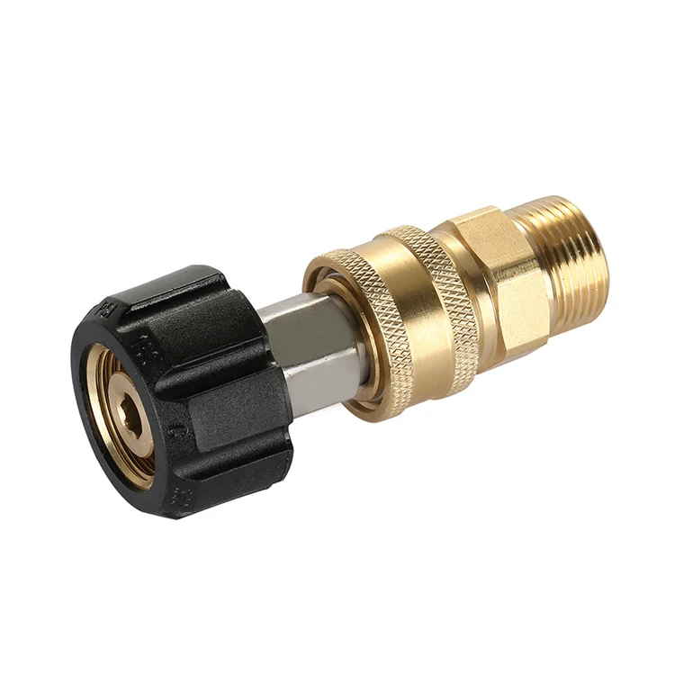 High Pressure Washer Hose Adapter Thread Quick Connector Converter Fitting