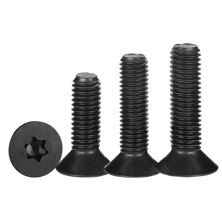 Carbon Steel Black Anti-theft Screw M2 M2.5 M3 M4 M5 Torx Screw