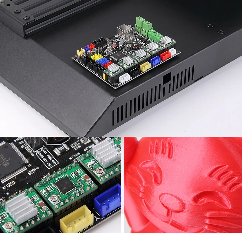 
Newest V4 Artillery Sidewinder X1 3D Printer Ultra-quiet Driver TFT Touch Screen Dual Z axis Resume and auto level bed 