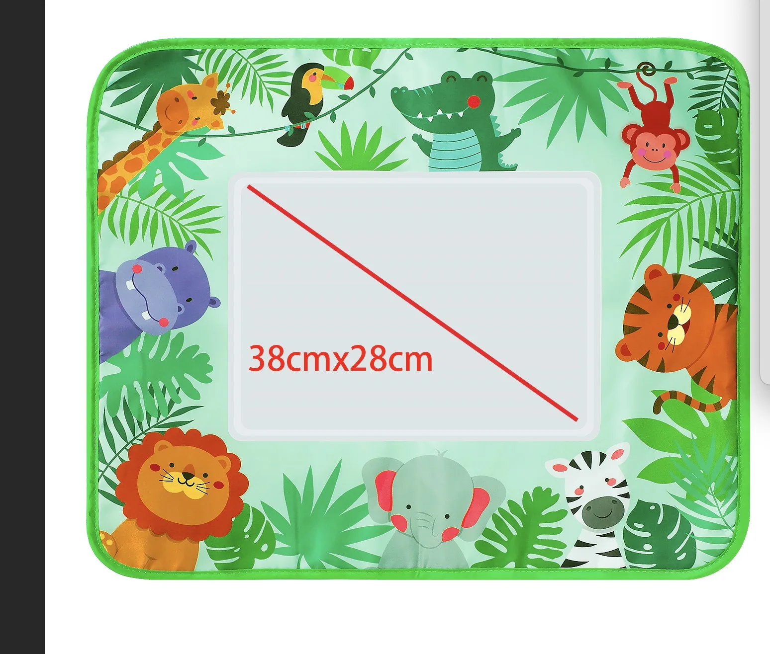 Reusable Painting Writing Doodle Board Toy Interactive Water Doodle Mat for Toddler Educational Toys