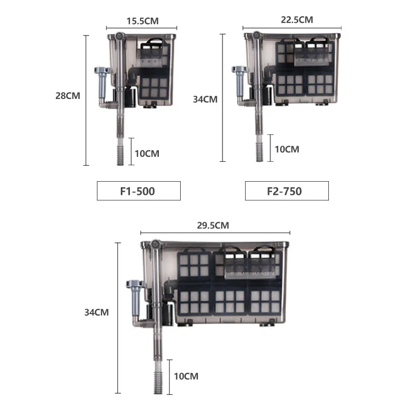 Factory Hot Sale Product Aquarium Equipment External Hang On Aquarium Filter