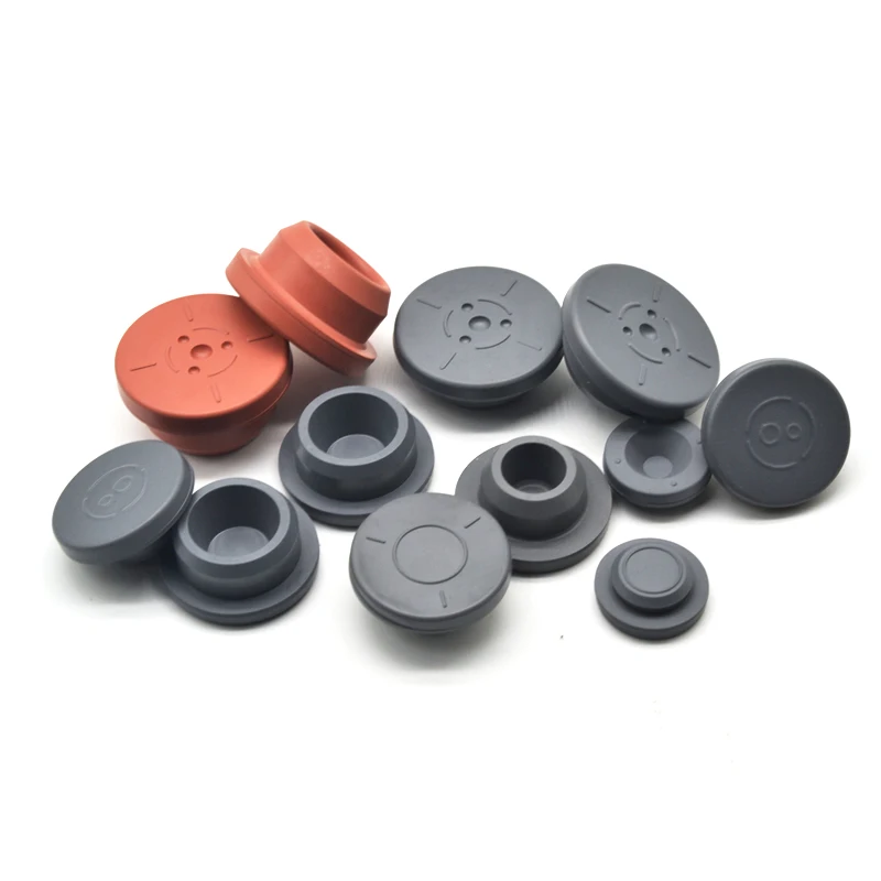 
In Stock Butyl Bromobutyl Bottle Glass Blood Collection Tube Black Automotive Amber White Rubber Stopper 