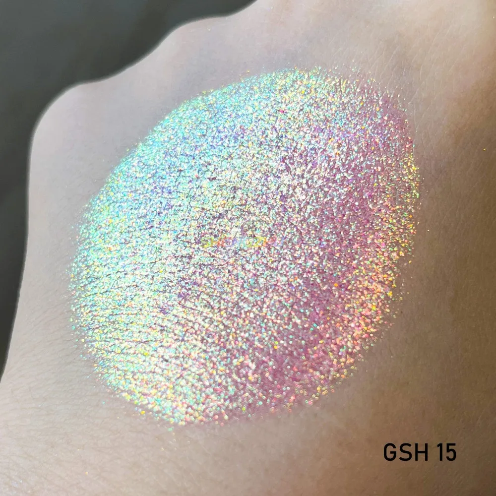 new color GSH15 pink eyeshadow color change chameleon candy aurora pigment loose powder pink shimmer eyeshadow powder pigment