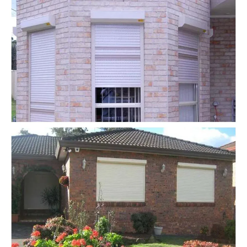 Roller shutter side frame cover / roller shutter end cap for window and doors
