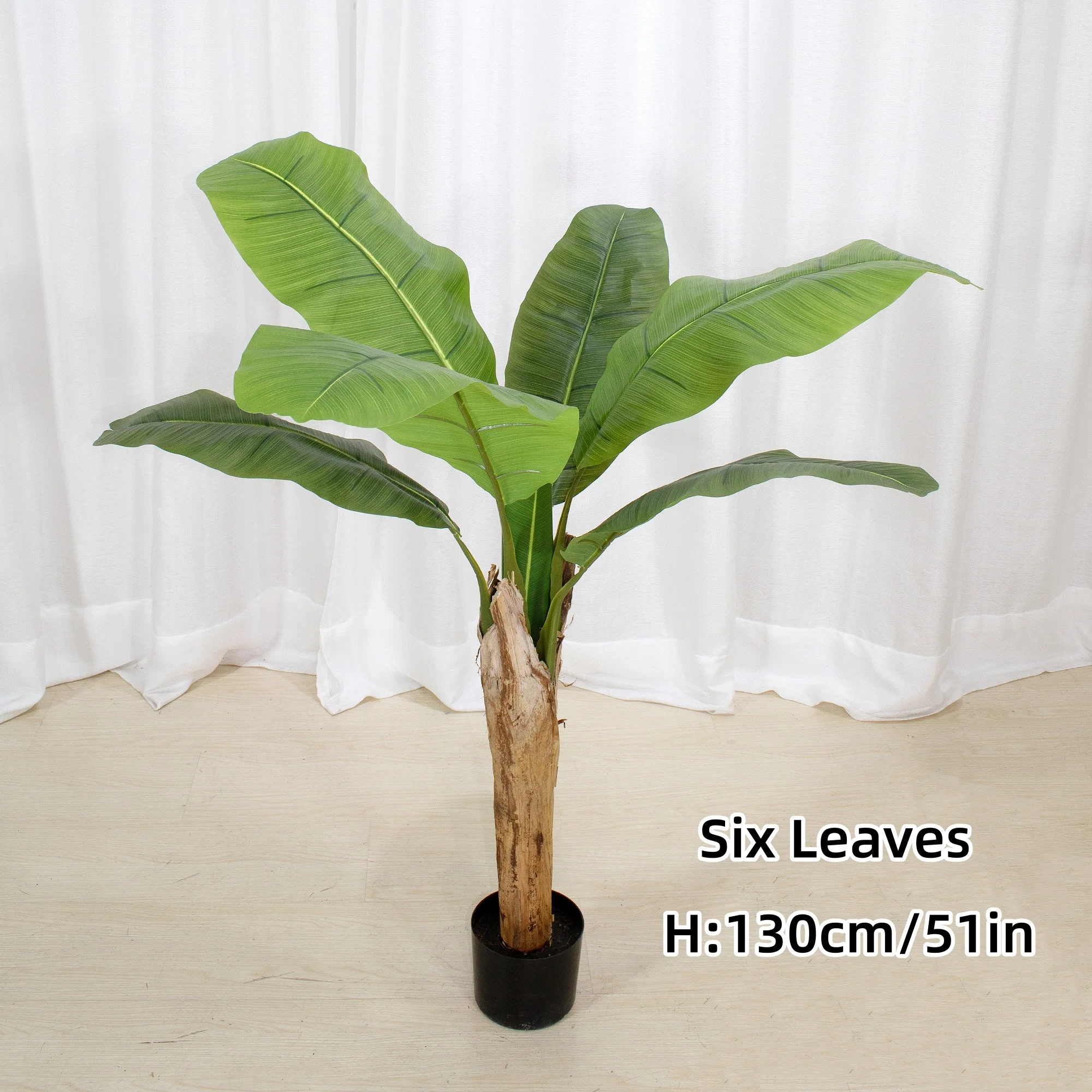 Artificial banana tree Artificial Travellers Palm Tree Large Leaves For Home Hotel Decoration Indoor Plants