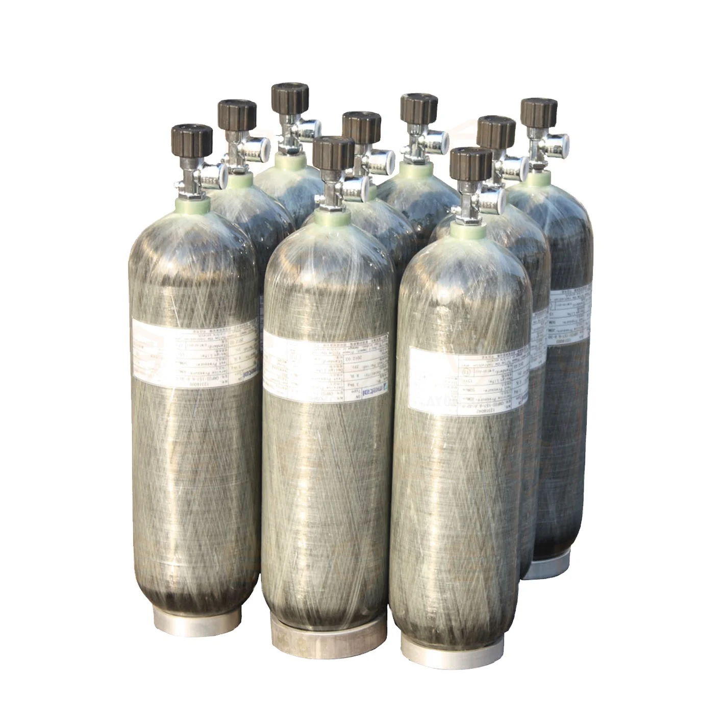 Лидер продаж 4500psi 6.8L-30Mpa углеродного волокна пустой газовые баллоны/дайвинг танк-ayonsafety
