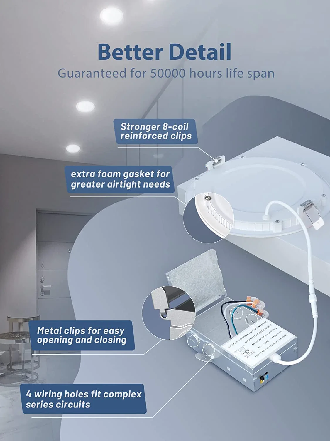 Ceiling Mount Round Surface LED Disc Light 9W 12W 120V 4 6 inch Lighting and Circuit Design Round Shape Simple Modern Aluminum