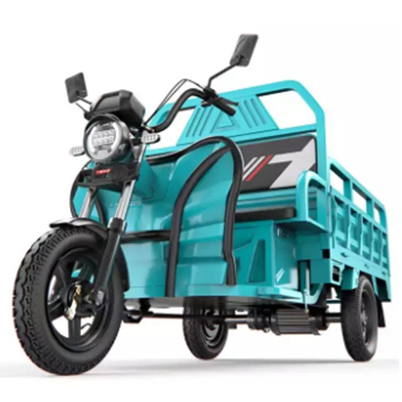 Factory Price Hot sale Three Wheel Cargo Tricycle Battery Electric Trikes for Adults 60V1000W Motorized tricycles