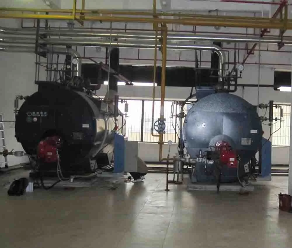 Китайская Высококачественная компактная газовая пожарная трубка горизонтальный котёл горячей воды ПР для тренажерного зала с горелкой