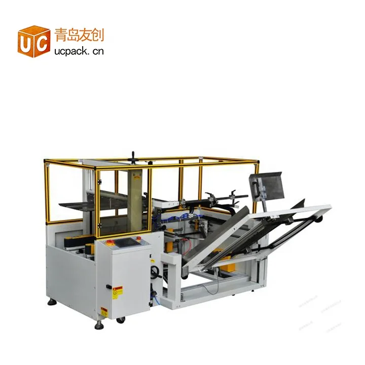Automatic Bottom Sealer Case Erector Machine Carton Forming Machine