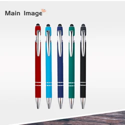 Custom Printing Multi Function Retractable Stylus Pen Promotional Ballpoint Pen With Logo