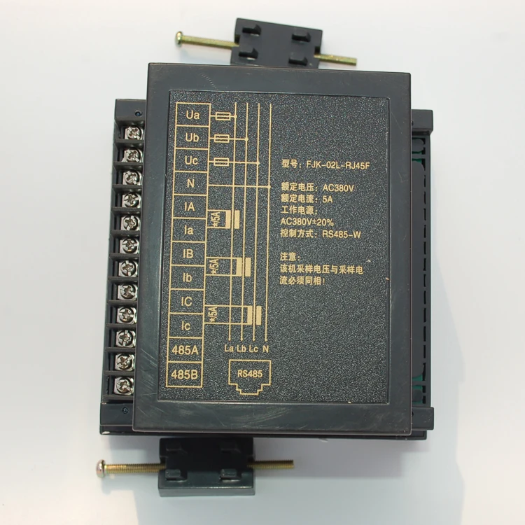 FORERUN FJK-02L-RJ45F Подключите композитный переключатель с несколькими режимами управления ЖК интеллектуальный контроллер компенсации реактивной мощности