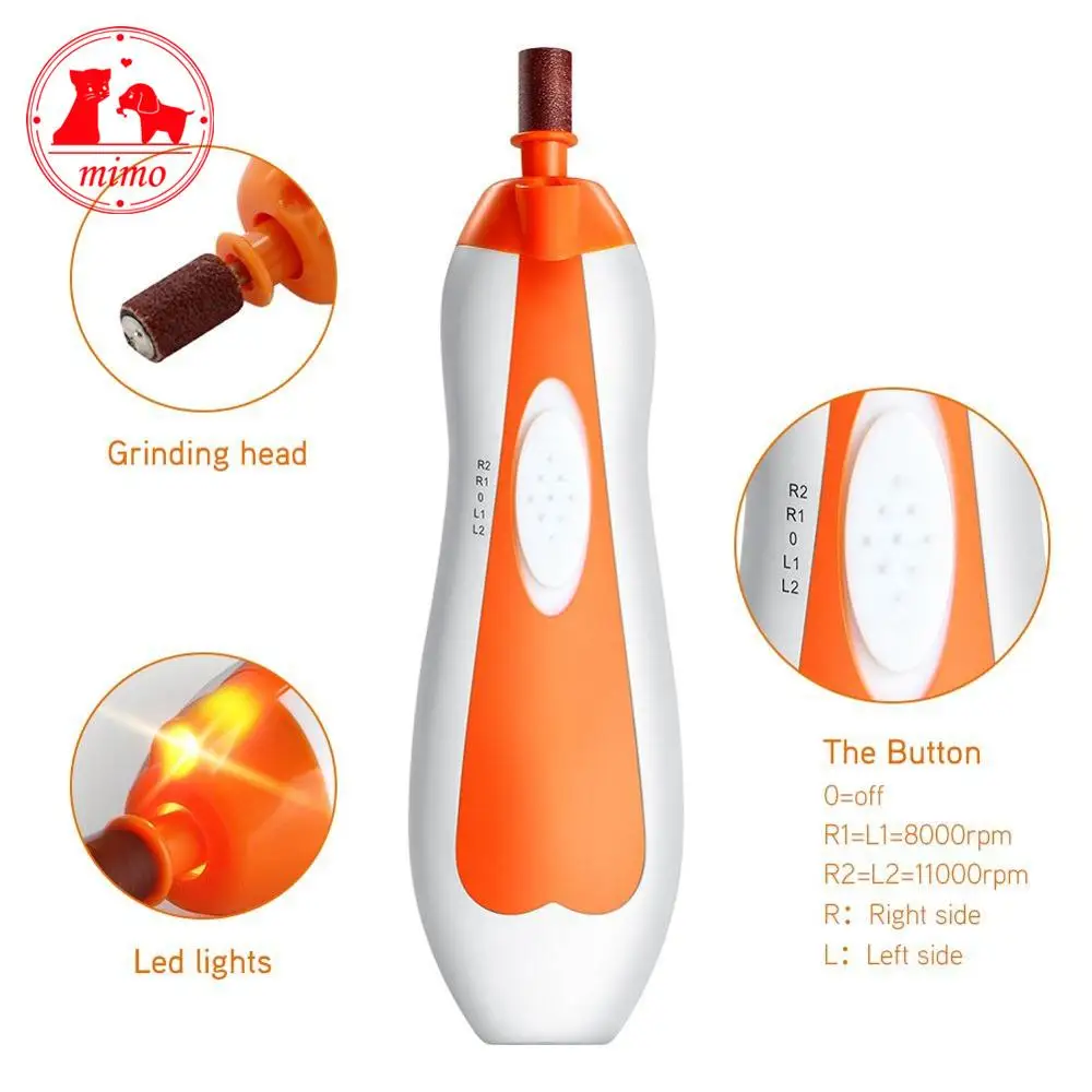 Upgraded Pet  Dog Nail Grinder Set Powerful Nail Clipper For Gentle Paws Grooming Nail Grinder For Dogs Cats