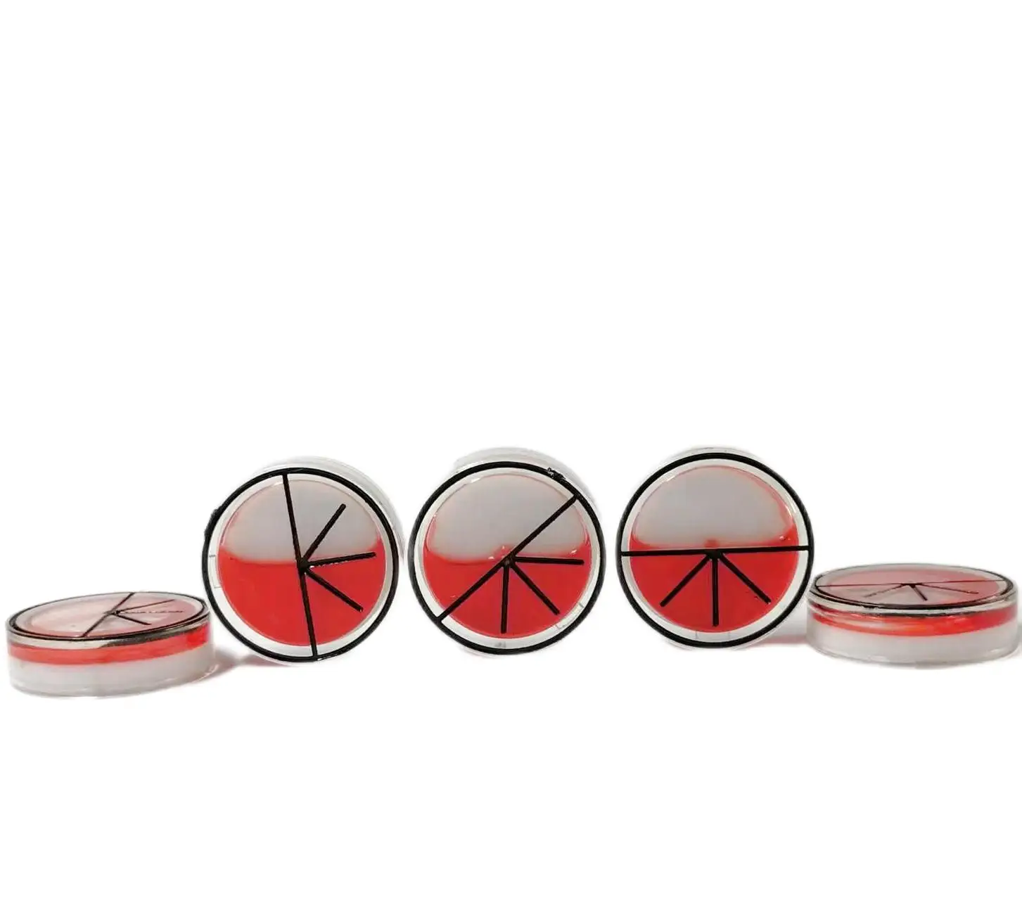 Dish Spirit Level Vial Screw Holes Bubble Level Screw Holes Bubble Level