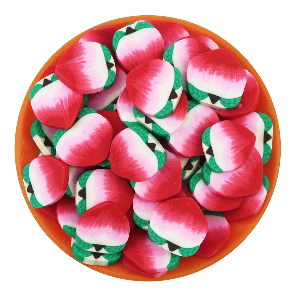 500G Fruit Dragon Fruit Polymer Clay Sprinkles Slices For Slime Filler DIY Clay Crafts Decoration Nail Art