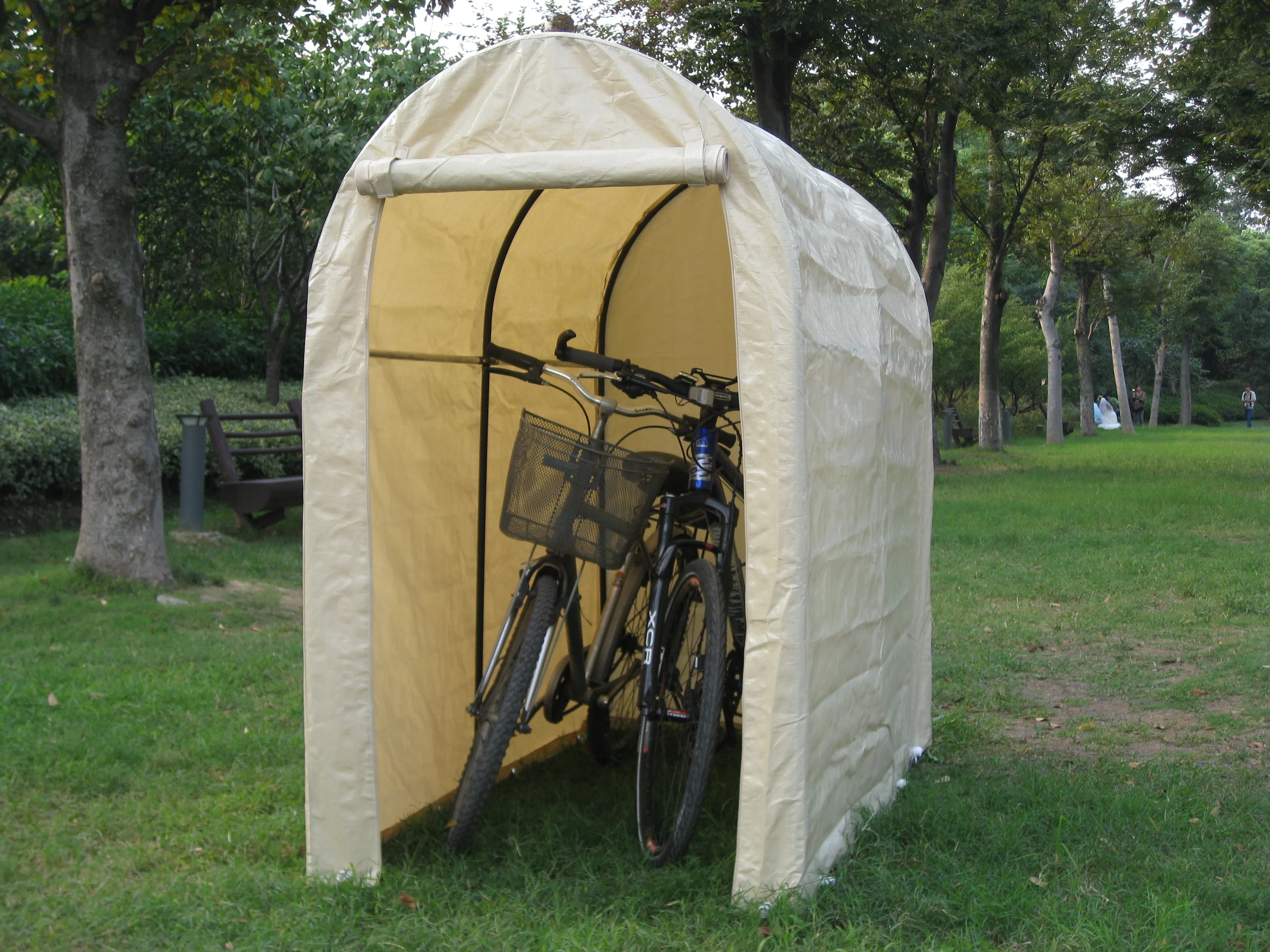 Portable waterproof PE fabric bicycle shelter storage shed carport  with competitive price (R)