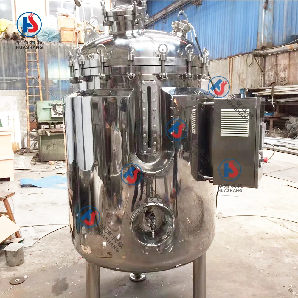 factory price industrial emulsifier mixing tank for cosmetic cream blending soap making machine stainless steel mixing tank