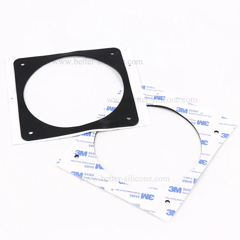 Custom Back Washer Self Adhesive Silicone Rubber Gasket